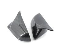 For Ford For Mustang 2015 2016 2017-2022 Rearview Side Mirror Caps Rearview Mirror Housing Auto Accessories(Carbon fiber pattern)
