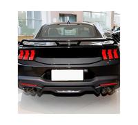 For Ford For Mustang 2024 Coupe Glossy Black/Carbon Look GT Style Trunk Wing ABS Material Tail Wing Car Rear Spoiler WEFOLCC(ABS Glossy Black)