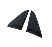 For Ford For Mustang S650 2024+ Black Plastic Car Window Quarter Rear Louver Side Vent Scoop Cover 1Pair(Carbon Look)