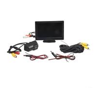 For Ford For Transit Rear View Camera System with 5 Monitor and IP69 Waterproof Reverse Camera for For Mk7, For Transit Connect MK1, and Models 2006 2018 (Type 2)