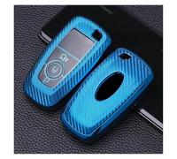 For Ford Fusion Mustang Explorer F150 F250 F350 EcoSport Edge S-MAX Ranger Lincoln Mondeo MKC MKZ 3 4 Buttons Car Key Case Cover(Blue3)