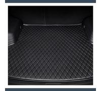 For FORD kuga 2019-2024, Leather Car Boot Mats Rear Cargo Tray Trunk Protector Pads Raised Edges Waterproof Anti-Scratch Anti-Slip Carpets Interior Accessories,Black2