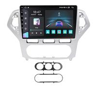 For Ford Mondeo 2006-2010 Android 11 Car Radio 9 Inch IPS Touch Screen With CarPlay Android Auto Support DSP Mirror Link BT 5.0 HiFi RDS DAB GPS Navi Backup Camera Steering Wheel Control(B,8Core+4G+64