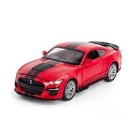 For Ford Mustang GT 500 1 32 Car Model Simulation Force Control Sound And Light Toy Gift Collection Mini Replica Toys(Red)