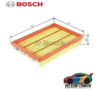 For Ford Puma Air Filter 256 mm Bosch 1457433605 Replacement Durable 1997 - 2000