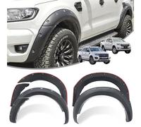 For Ford Ranger 2019-2022 Wheel Arches Kit - UK Spec Ranger T8 Fender Flares 28mm Extended Arch Covers Off-Road Body Protector (Fits Wildtrak/XLT/XL/Limited/Stormtrak/Wolftrak Models)