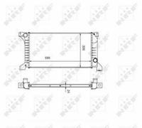FOR FORD TRANSIT 2.5D 91 to 94 Radiator 1668916 6640241 7138208 92VB8005EC