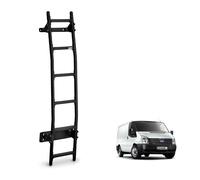Rhino Black Van Ladder for the Ford Transit (2000-2014) [Note: Only Suitable for Models with Low Roof] Heavy Duty Anti-slip Steps (With Fixing Kit)
