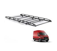For Ford Transit 2014+ Roof Rack Rhino KammRack Black with Roller