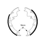 For Ford Transit Brake Shoes Set Bosch 0986487347 Premium Graded 1968-1973
