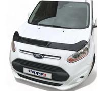 For FORD TRANSIT CONNECT GLOSS BLACK BONNET WIND STONE DEFLECTOR PROTECTOR NOT BONNET BRA 2014-2018