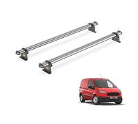 For Ford Transit Courier 2014-2023 Roof Rack Van Guard Ulti Trade 2x Bars | Note: Only Suitable for Models with Twin Rear Doors, Steel Heavy-duty Van Roof Bars [SB313-2]