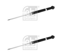 FOR FORD TRANSIT COURIER V460 TDCi 1.6D 2014-2023 REAR SHOCK ABSORBERS PAIR FEBI