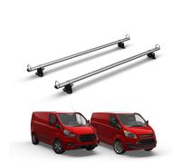 For Ford Transit Custom 2013-2023 Roof Rack 2x Bars With Tie Points