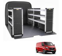 Van Guard Trade Van Racking for Ford Transit Custom 2013+ [Only Suitable for Long Wheelbase and Standard Roof] - Organiser Van Shelving (Bronze Package) - Driver + Passanger Bundle (TVR-B-009)