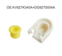 For Ford Transmission Shifter Bushing and Cap 2pcs Set with Cable Connector for Edge Fusion Kuga Transit Connect and C Max OEM Part Number KV6Z 7K340 A DG9Z 7S004 A Compatible