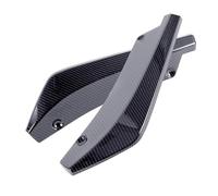 For Ford Universal Car Front Rear Bumper Strip Lip Spoiler Diffuser Splitter Scratch Protector Winglets Side Skirt Extension JUNOOS(Carbon Look)