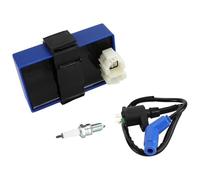 For FourTrax 300 TRX300 1990-1993 30410-HC4-770 30510-HC4-000 Motorcycle CDI Igniter Motorcycle Ignition Coil CDI Magneto Stator Ignition Coil