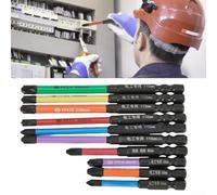for FPZ Magnetic Slotted Cross Screwdriver Bit Set for Electricians, 10PCS Alloy Steel Insulated Bits with Phosphating Treatment for Circuit Breakers and
