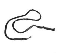 for Freestyle/Backstroke/Breaststroke/Butterfly for Belt for Modifiable Swim Drills - in-Place Neoprene Resistance 2m Harness Tether Elastic Cord Fits Waist up 45 for Inches Training Swimming(Black)