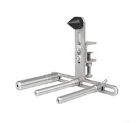 for french for horn Tuning Tube Holder Brass Instrument Repair Stand with Sliding Bars Silver Finish 18x14cm