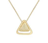 For Friends-Triangle Pendant Necklace, Thank You for Being My Badass Tribe Friendship Necklace, Trendy Gift for Best Friend (Gold)