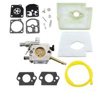 For FS160 FS180 FS220 FS280 FS290 Brush Cutter Carburetor Kit Replacement Compatible with C1551 C1SS3D WT 223 Includes Filters and Hose