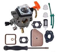 For FS90R Engine Carburetor Kit Includes Valve Clearance Adjustment for FS110R FS130R KM130R FS130 KM90R KM90 HT100 HT101 Replacement Parts