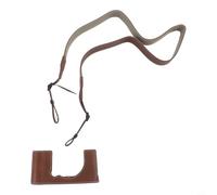 For Fuji XE5 Camera Half-Case in PU Leather with Structural Integrity for Drop Resistance and Shoulder Strap for Convenient Handling (brown)