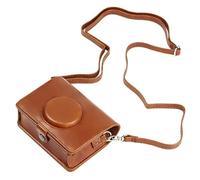 for Fujifilm Mini EVO Instant Cameras Protect Sleeve PU Cameras Case with Detachable Shoulder Belt Vintage Protective Case Anti-Scratch Stylish Camera Carry Bag Camera Accessories