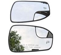 For Fusion 2013 2014 2015 2016 2017 2018 2019 2020 Replacement White Left Right Wing Rear Mirror Glass Side Door Wing Mirror Glass(A pair)