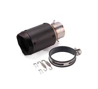 For FZ6 51MM 60MM Universal Motorcycle Exhaust Pipe Carbon Fiber DB Killer Escape Pipe Muffler Slip On(1,60mm)