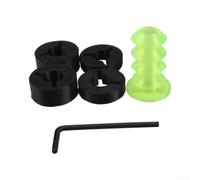 For G29 Brake Pedal G27 Steering Wheel PartRacing | Simulator ReplacementTPE Gaming Pedal Repair KitDirect Fit for shifter ComponentBlack Green Foot RestSim Racing Upgrade