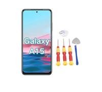 for Galaxy A15 OLED Screen Replacement with Frame & Repair Tools, Compatible with Galaxy A15 Cell Phone Organic LED Digitizer Assembly