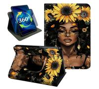 for Galaxy Tab A11/A9 8.7" 2026/2024 Sunflower Woman Stand Cover