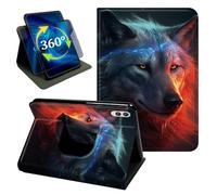 for Galaxy Tab S11 Ultra Case 14.6" Fantasy Art Wolf Stand Cover