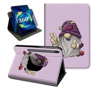for Galaxy Tab S6 Case 10.5" 2019 Cute Little Purple Dwarf Stand Cover
