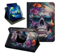 for Galaxy Tab S6 Case 10.5" 2019 Glasses Sugar Skull Stand Cover