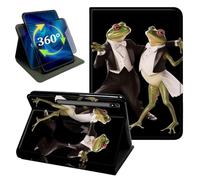 for Galaxy Tab S7 FE/S8 Plus 12.4" Dance Frogs Stand Cover