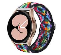for Galaxy Watch 4 Band, Giaogor Stretch Elastics Nylon Strap for Galaxy Watch 4 40mm / 44mm / Galaxy Watch 4 Classic 46mm / 42mm Smartwatch (Aztec Style Colorful, Watch 4 Classic 42mm / Watch 4 40mm)