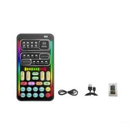 For Gaming Voice Modulator Portable Device with 10 Sound Effects for Enhanced Online Play on and One (sound card)