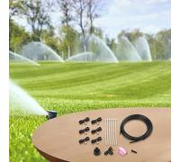 For garden and patio outdoor mist cooling system designed with low pressure spray for efficient irrigation and temperature control (8m)