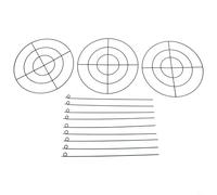 For Garden Plant Support Cage 3 Pack with Metal For Ring Stand to Support Climbing Plants Such as Roses, Peonies, Tomatoes, and Strawberries (Circle type)