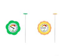 For Garden Soil Temperature Meter Featuring 304 Stainless Steel Waterproof Probe for Consistent Readings in Compost and Beds (green)