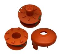For Gardena Turbotrimmer Smallcut Lawn Trimmer 2 Nylon Rope Spool 1 Spool Cap Set, 05367-20 05329-20