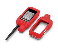 For Garmin Alpha 300i 200i, Silicone Anti-scratch Anti-drop Protective Case, Alpha 200i/300i Soft Edge Shell Bumper Protection Cover (Red)