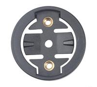 for garmin Bike Computer Mount Base 20mm Hole Black Plastic | 20mm hole spacing, 34mm diameter, black plastic, fits for garmin Edge, road and MTB use