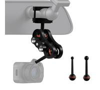 for Garmin Dash Cam Mount,Compatible with Garmin Mini/Mini 2/Mini 3/45/46/47/55/56/57/65W/66W/67W/Tandem/ X110/X210/X310 etc Dash Cam,Aluminum Rearview Mirror Bracket Kit (8.55mm/11mm Ball Heads)