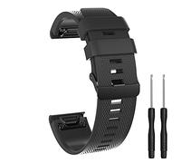 for Garmin Fenix 5S Watch Band Replacement Quick Easy Fit Soft Silicone Strap for Fenix 5S/5S Plus/6S/6S Pro/D2 Delta S with Screw Drivers (20mm Width)