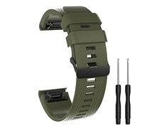 for Garmin Fenix 5S Watch Band Replacement Quick Easy Fit Soft Silicone Strap for Fenix 5S/5S Plus/6S/6S Pro/D2 Delta S with Screw Drivers (20mm Width)